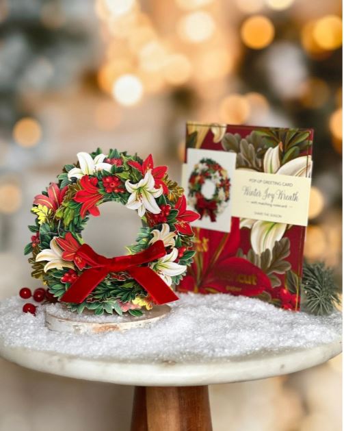 Fresh Cut Mini Winter Joy Wreath