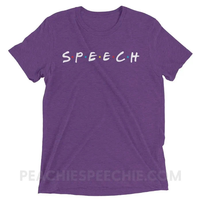 Purple Triblend / XS