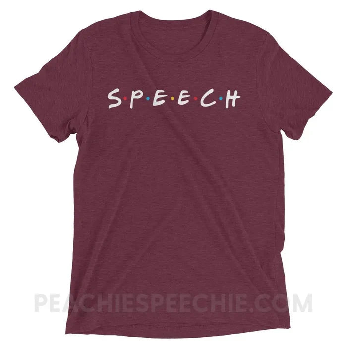 Maroon Triblend / XS