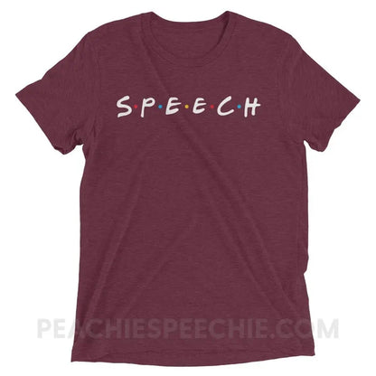 Maroon Triblend / XS