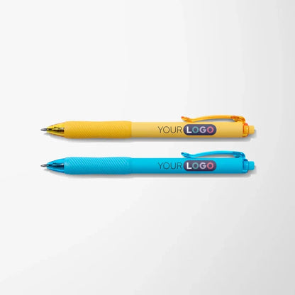 Full Color Bright Textured Grip Jett Gel Pen
