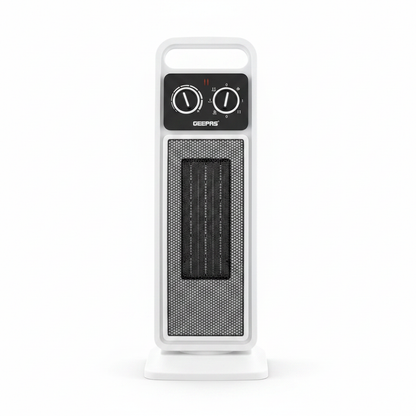 Geepas PTC Fan Heater GRH28530 white tower design