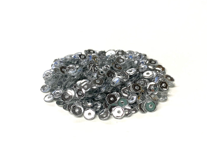 Gina K. Designs - Embellishment - Sterling Sequins. Add some bling, sparkle and shine to your craft projects with these beautiful 4 mm sequins.  A perfect embellishment for the front of hand crafted cards, scrapbook pages and more.  Use as shaker bits in your next shaker card. FEATURES Resealable package contains approximately one tablespoon of 4 mm sequins. Available at Embellish Away located in Bowmanville Ontario Canada.
