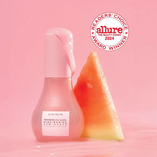 GLOW RECIPE Watermelon Glow Niacinamide Dew Drops سيروم ترطيب البشرة واشراقتها من گلو ريسبي