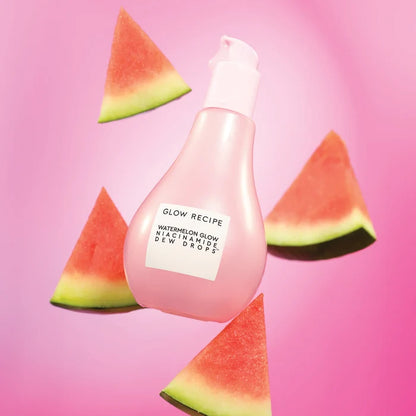 GLOW RECIPE Watermelon Glow Niacinamide Dew Drops سيروم ترطيب البشرة واشراقتها من گلو ريسبي