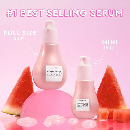 GLOW RECIPE Watermelon Glow Niacinamide Dew Drops سيروم ترطيب البشرة واشراقتها من گلو ريسبي