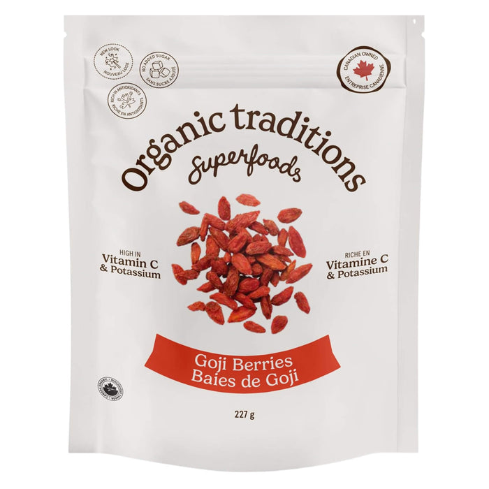 Package of Organic Traditions Goji Berries 227g