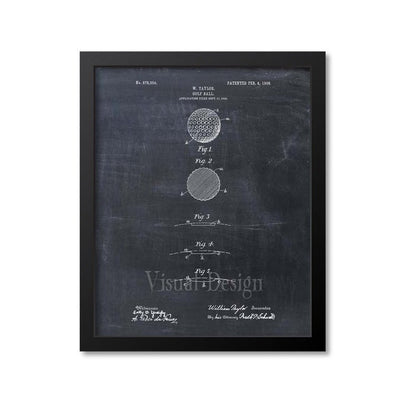 Golf Ball Patent Print