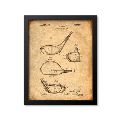 Golf Driver Patent Print