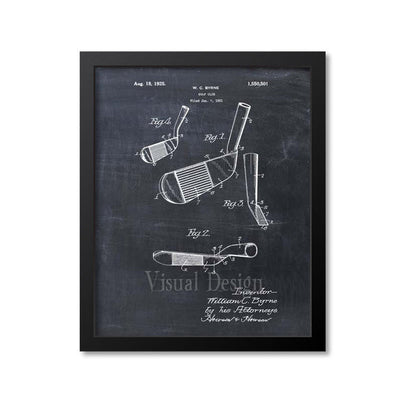 Golf Iron Patent Print