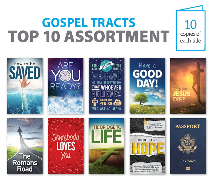 Gospel Tracts Top 10 Assortment