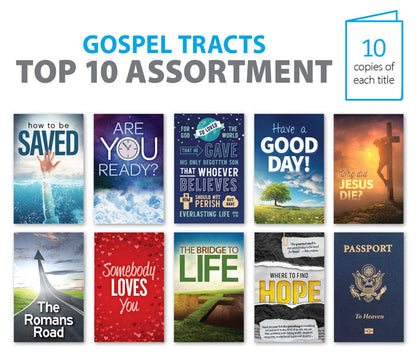 Gospel Tracts Top 10 Assortment