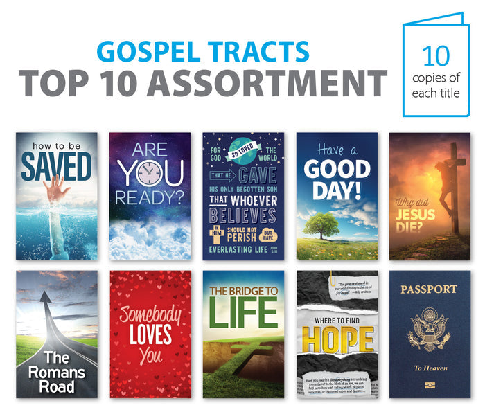 Gospel Tracts Top 10 Assortment