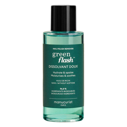 Bottle of Manucurist Green Flash Nail Polish Remover 100mL