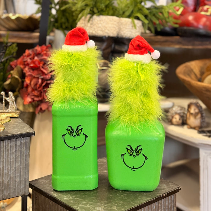 Grinch Bottle