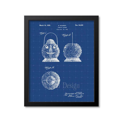Halloween Art   Patent Print
