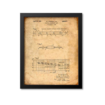 Halogen Light Patent Print