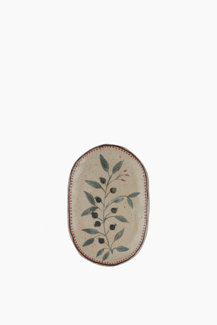 Handpainted Oval Catch-All