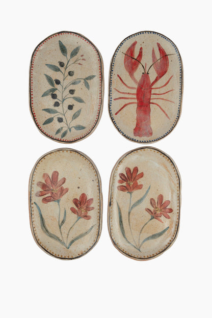Handpainted Oval Catch-All