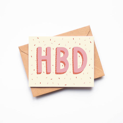 Happy Birthday Sprinkles Card