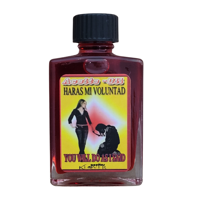 Haras Mi Voluntad Aceite - You Will Do As I Said Oil - 1 fl oz