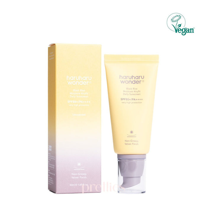 Haruharu Wonder Black Rice Moisture Airyfit Daily Sunscreen SPF50+ PA++++ 50ml