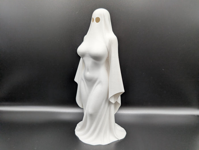 Haunting Elegance – Modern Gothic Lady Ghost – Home Decor