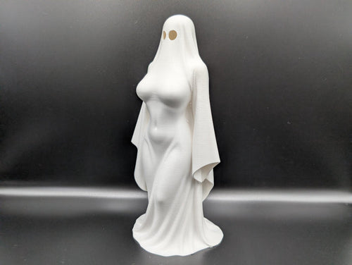 Haunting Elegance – Modern Gothic Lady Ghost – Home Decor