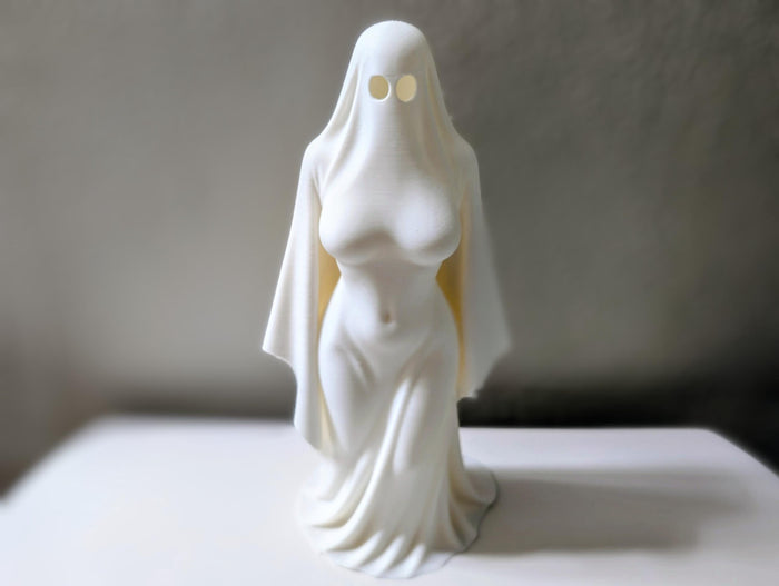 Haunting Elegance – Modern Gothic Lady Ghost – Home Decor