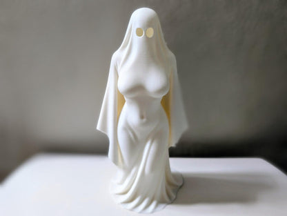 Haunting Elegance – Modern Gothic Lady Ghost – Home Decor