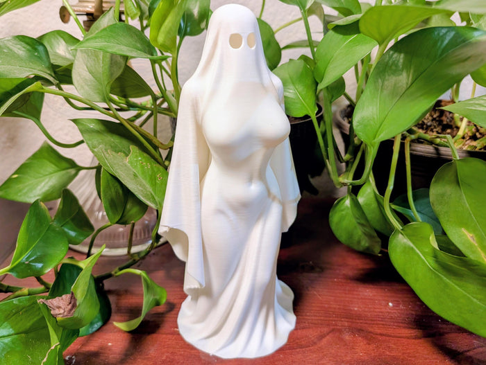 Haunting Elegance – Modern Gothic Lady Ghost – Home Decor
