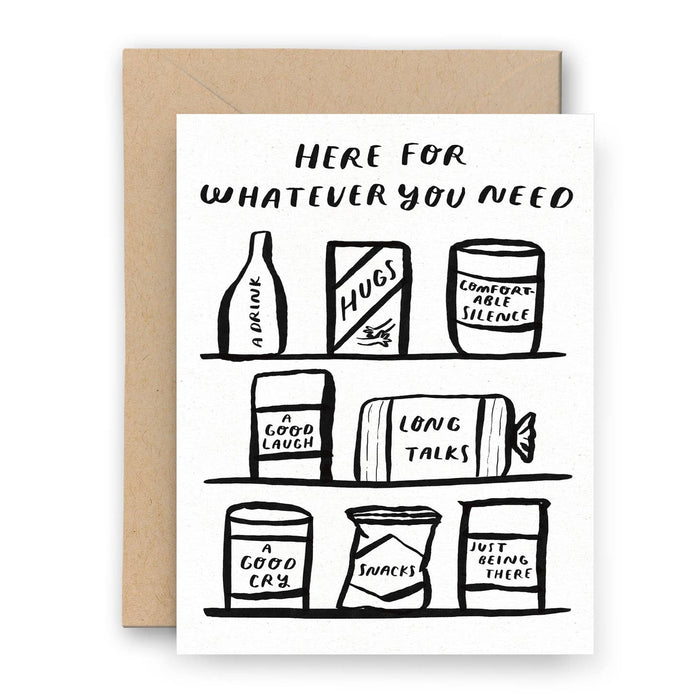 Here For You Pantry Card