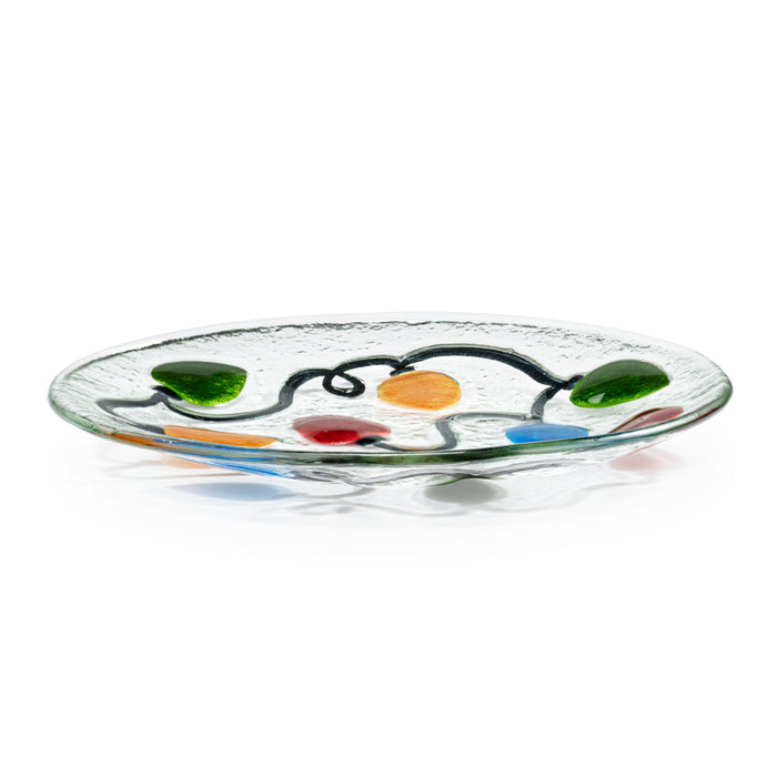 Holiday Lights Mini Round Plate