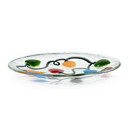 Holiday Lights Mini Round Plate