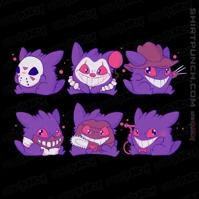 Secret_Shirts Magnets / 3"x3" / Black Horror Gengars
