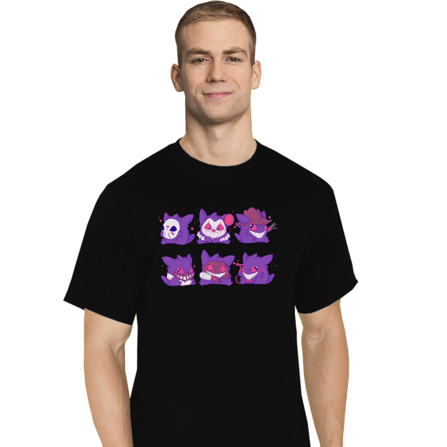 Secret_Shirts T-Shirts, Tall / Large / Black Horror Gengars