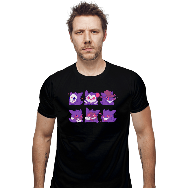 Secret_Shirts Fitted Shirts, Mens / Small / Black Horror Gengars