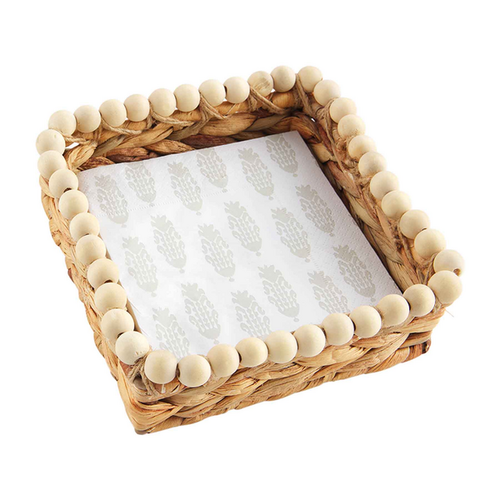 Hyacinth Basket and Napkin Set