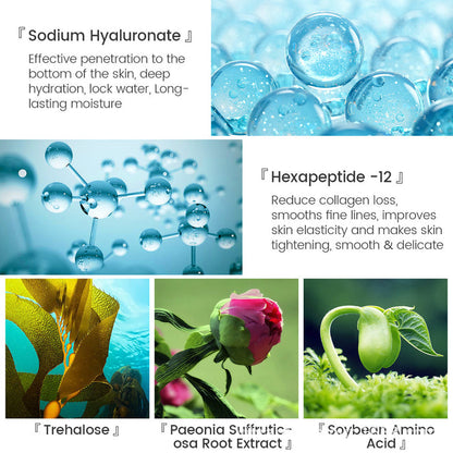 Hyaluronic Acid Face Serum Anti-Aging Shrink Pore Whitening Moisturizing Face Cream Dry Skin Care