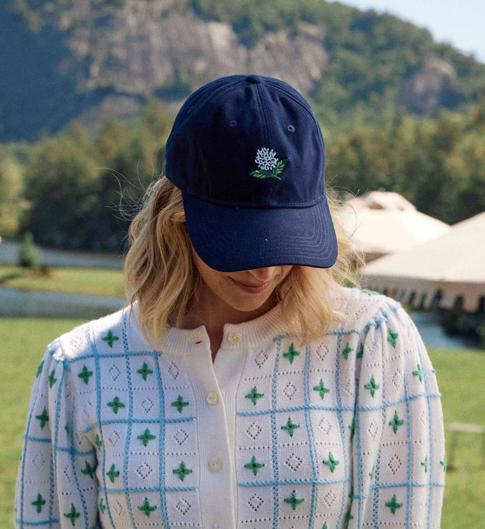 Hydrangea Baseball Hat