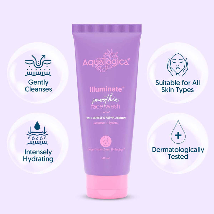 Illuminate face wash gently cleanses hydrating