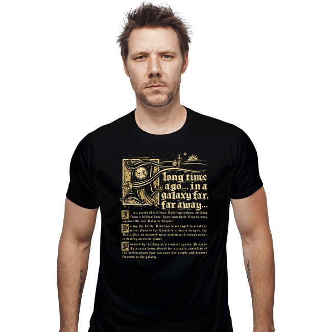 Daily_Deal_Shirts Fitted Shirts, Mens / Small / Black Illuminated Hope