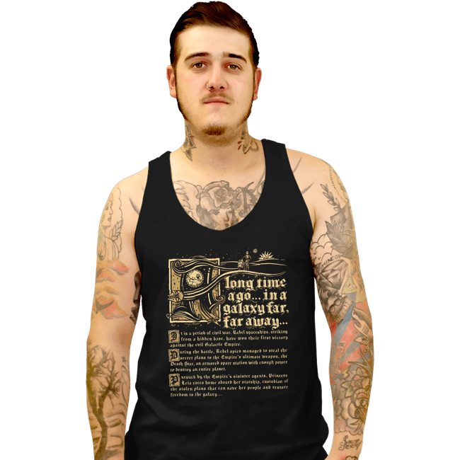 Tank Top, Unisex / Small / Black