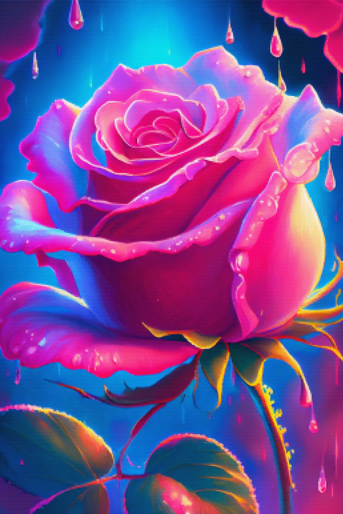 Impossibly Pink Rose