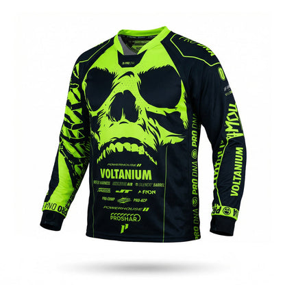 INFAMOUS™ SKULL UV JERSEY - NEON VOLT