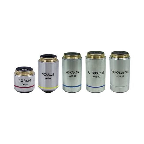 Infinity Achromatic Objective Set, SKU BM02523011, three quarter front view