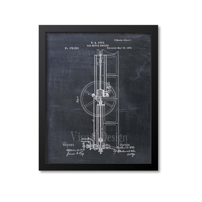 Internal Combustion Engine Patent Print