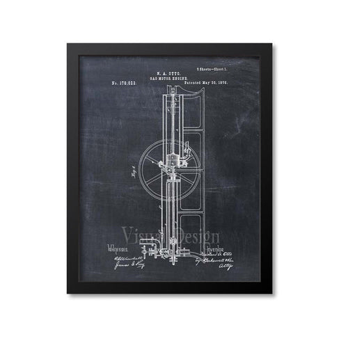 Internal Combustion Engine Patent Print