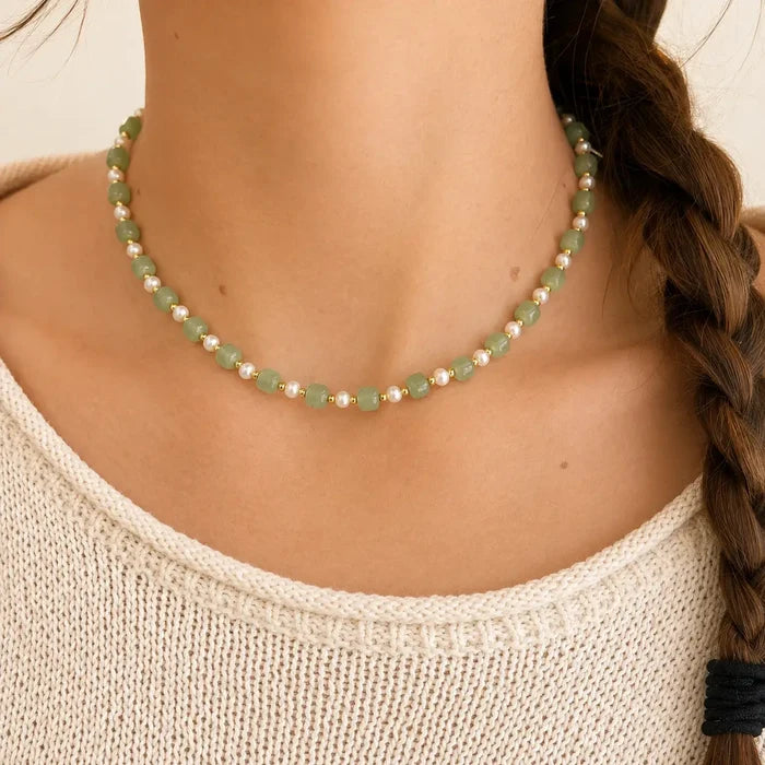 Jade Beaded Necklace