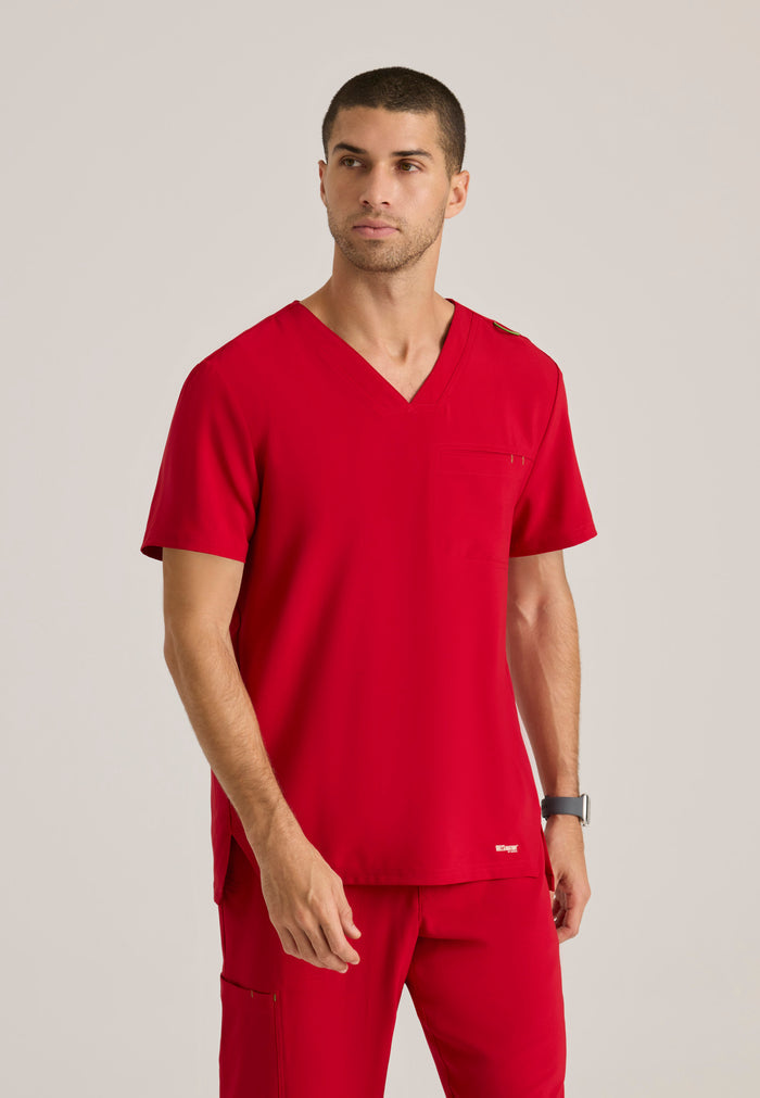Journey Top - True Red - Grey's Anatomy Scrubs